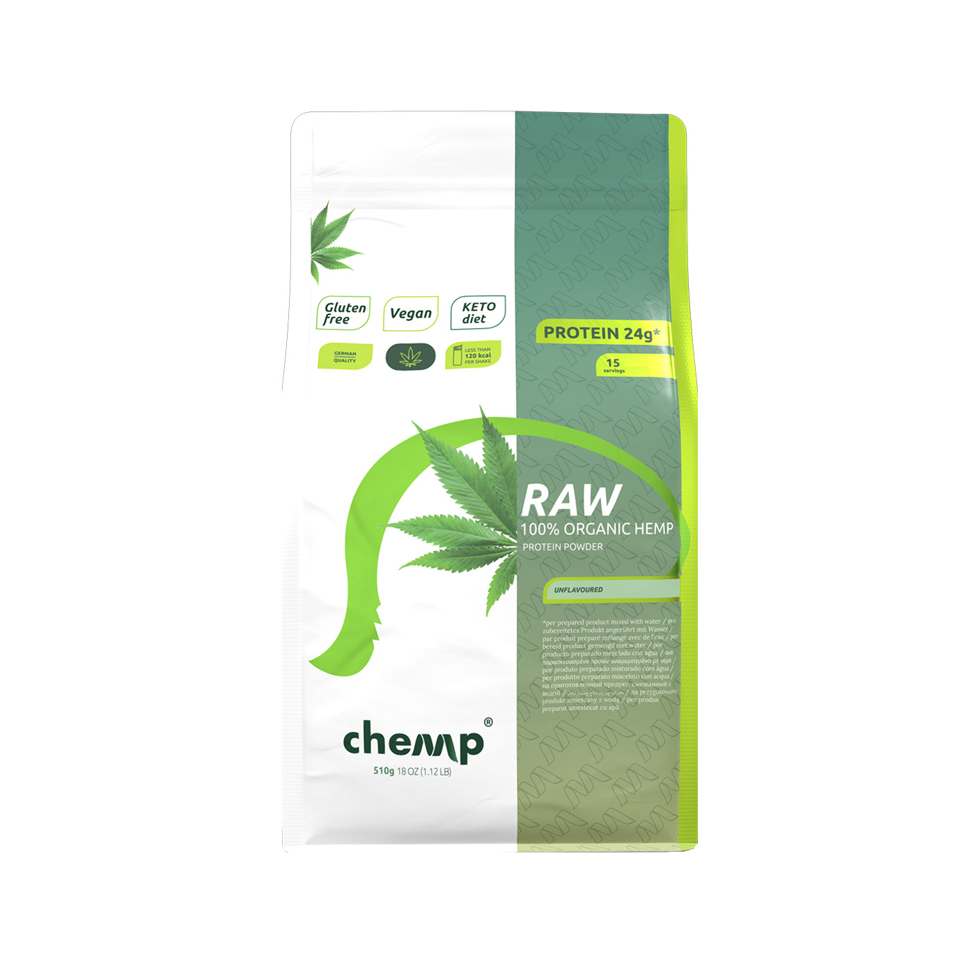 Chemp® Raw 100% Organic 510g