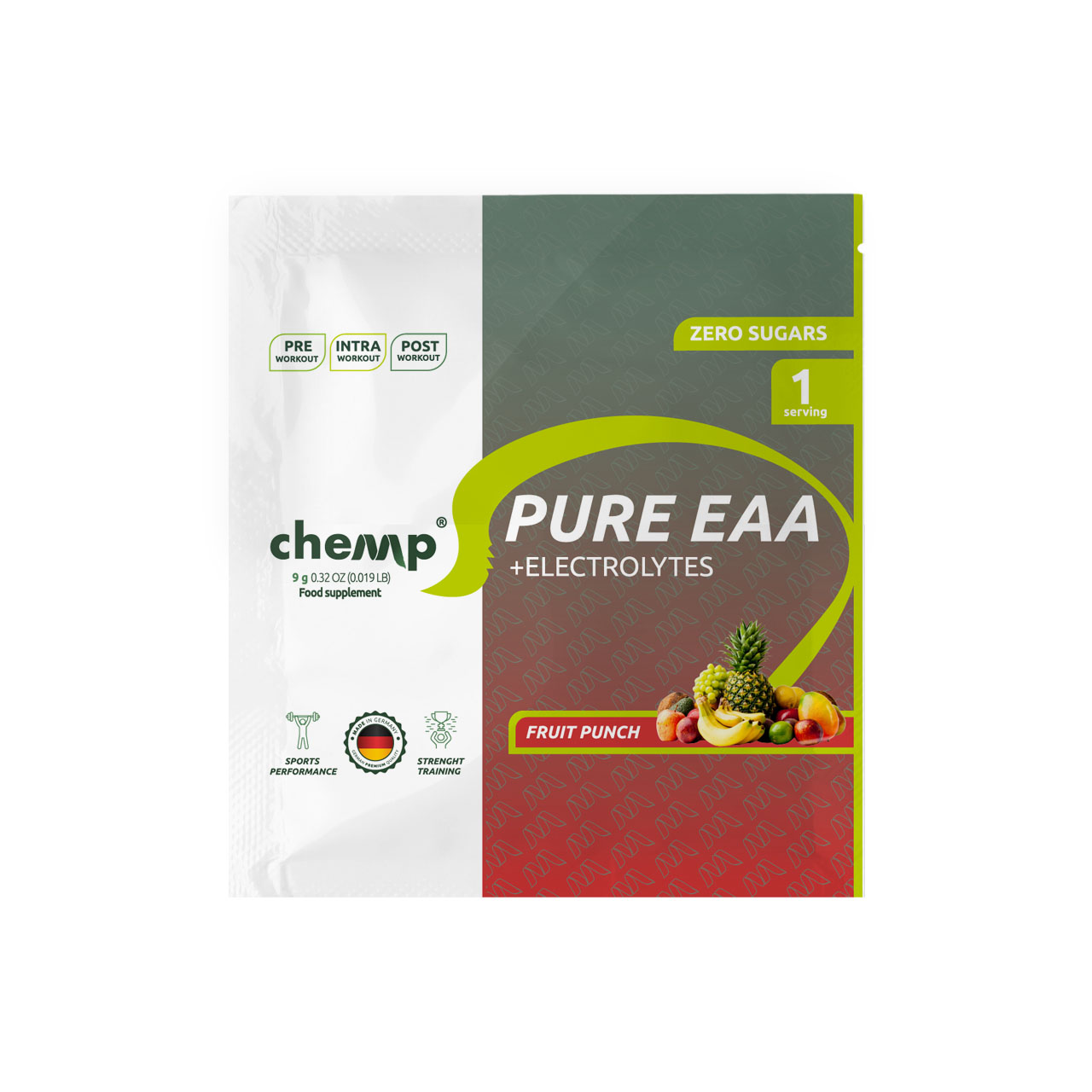 Chemp® EAA+ Electrolytes 9g Sample Size