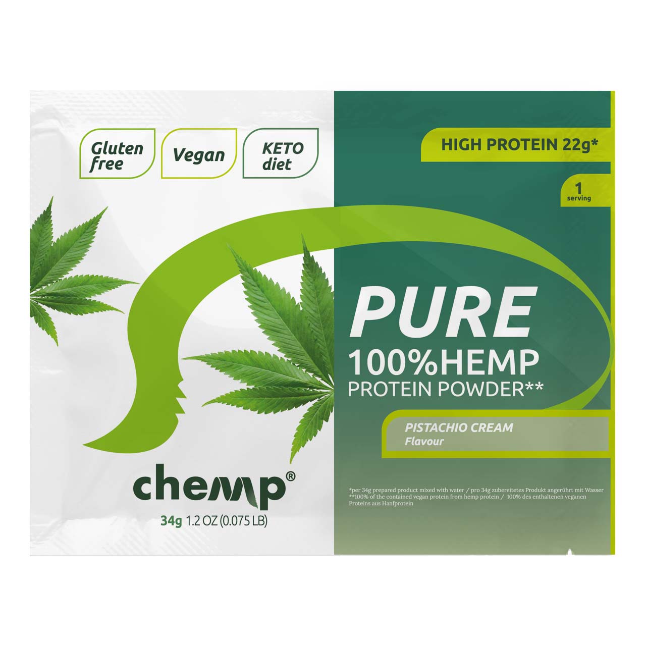 Chemp® Pure 34g Sample Size